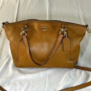 COACH Brown Leather Handbag Purse No. A1992-F28993